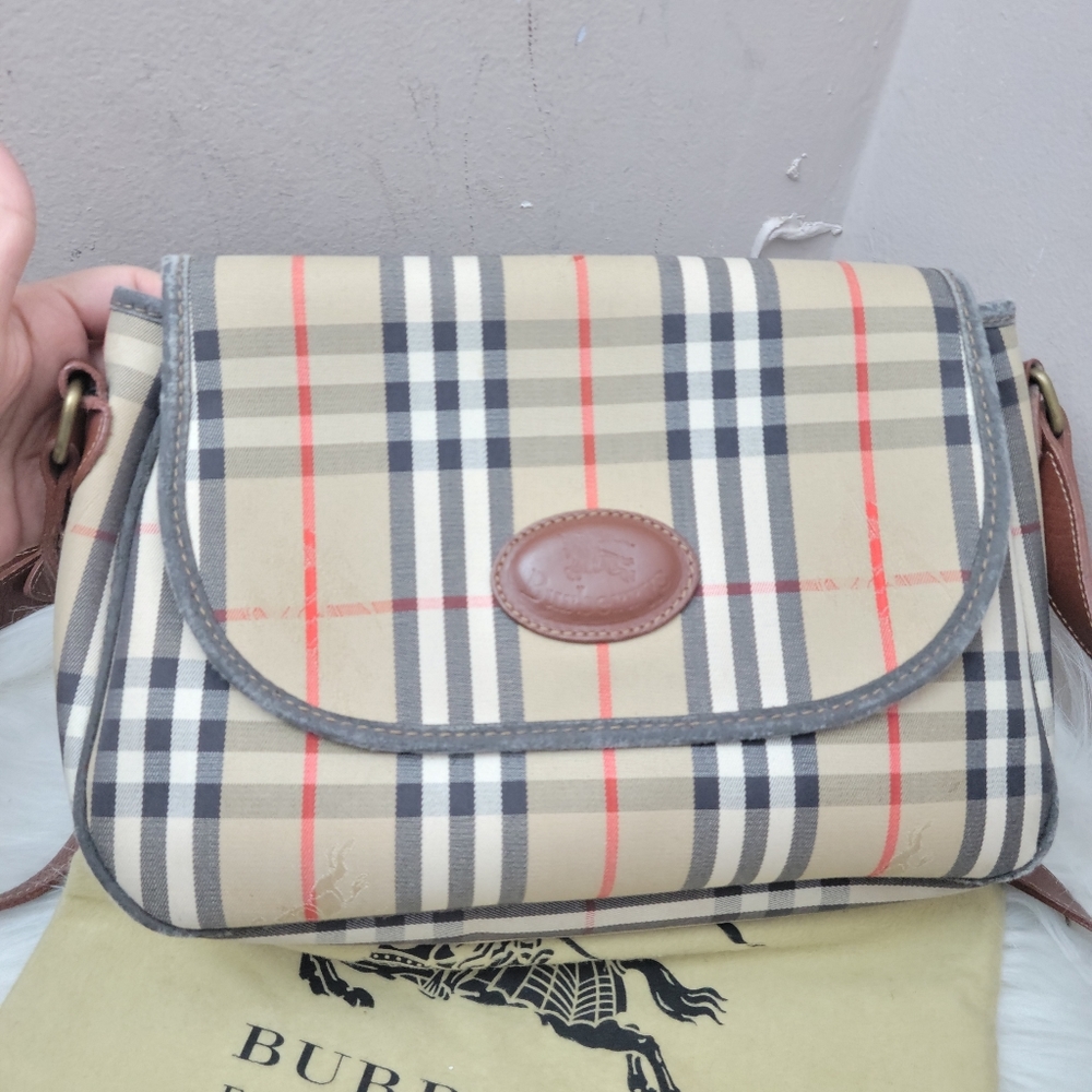 100% Authentic vintage Burberrys nova check crossbody bag - Picture 9 of 16